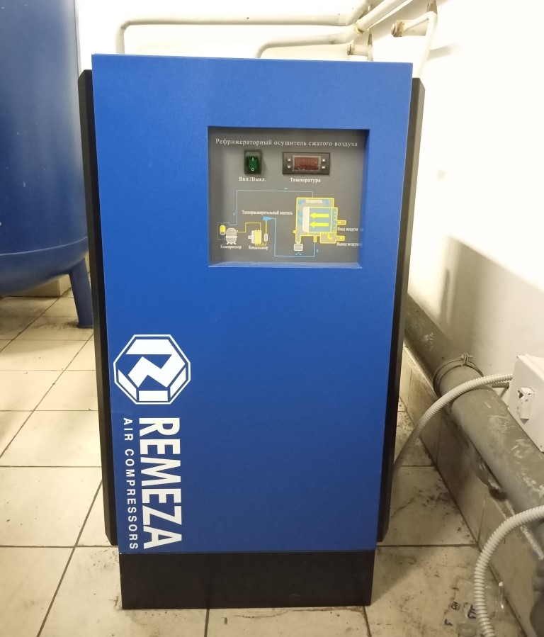 Винтовой компрессор REMEZA ВК40-8 для ООО НПП "Металл-Композит"