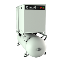 Компрессор спиральный REMEZA КС 10-8-270 Д (с осушителем)