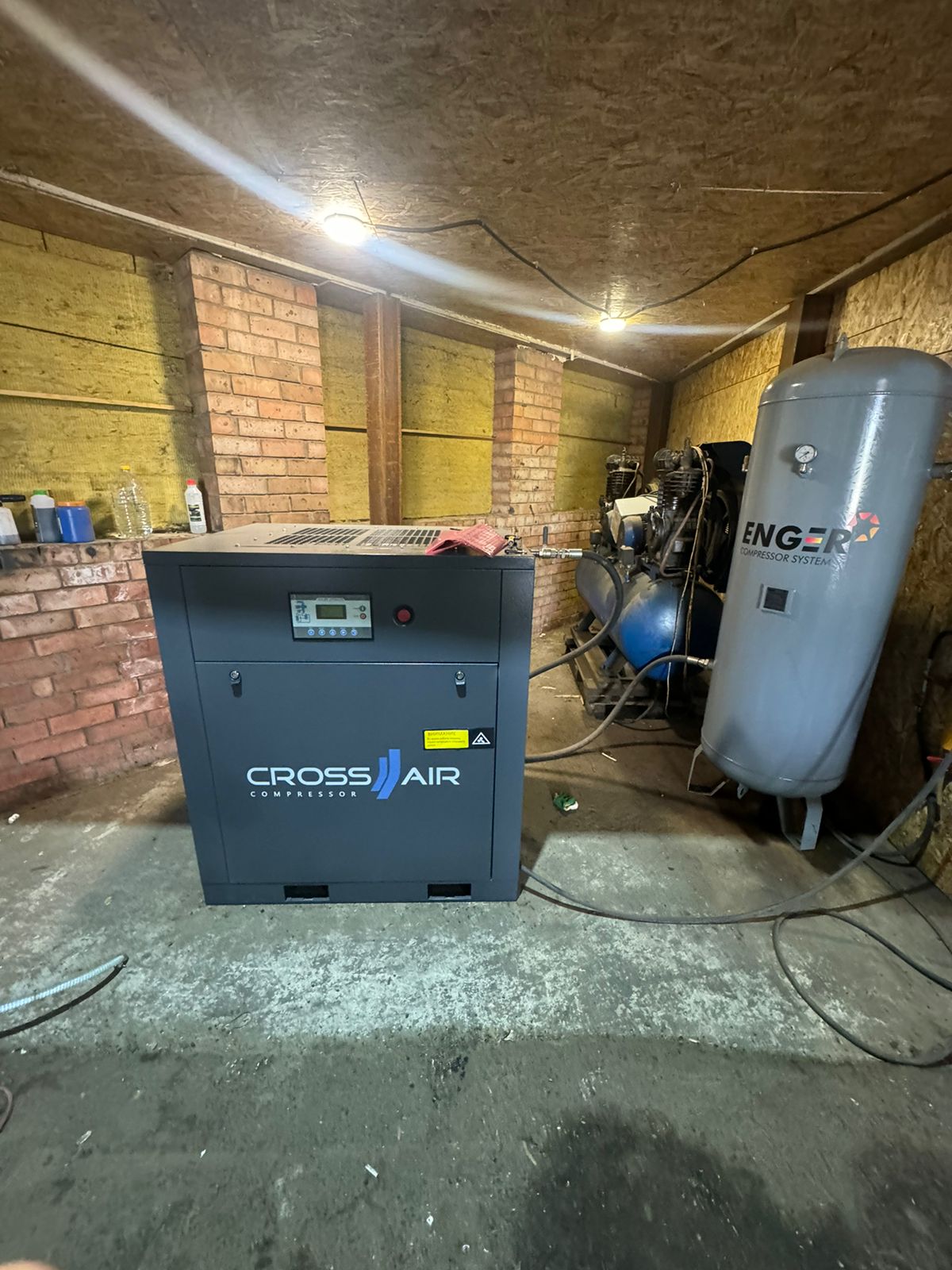 Винтовой компрессор "Cross Air" CA18.5-16RA для ООО «Хим Прод» 