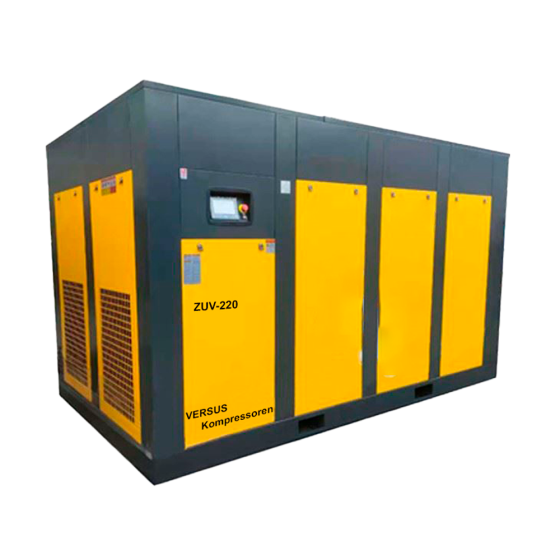 Винтовой компрессор ZUV – 220 8 бар прямой привод IP 23 D